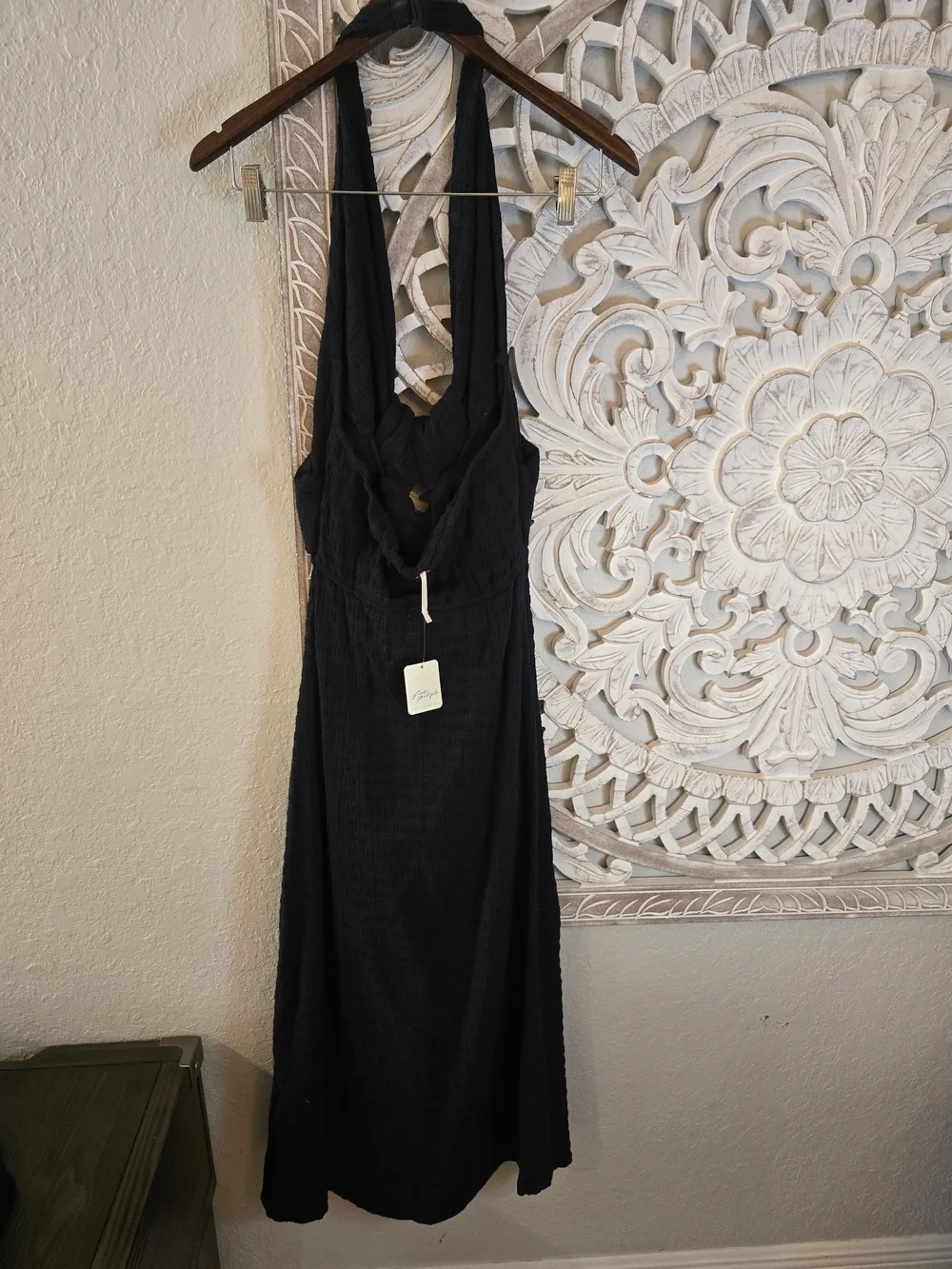 Free People Women’s Black Endless Summer Nya Maxi Dress S Cutout Bodice - Picture 5 of 7